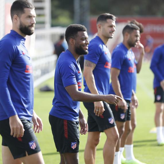 Entrenamiento del Atlético en Majadahonda