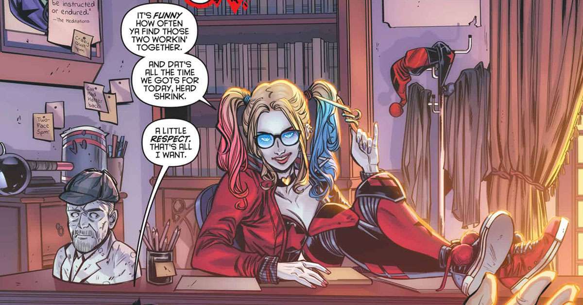 harley quinn t herapista hacer em reír harley quinn t herapista hacer em reír