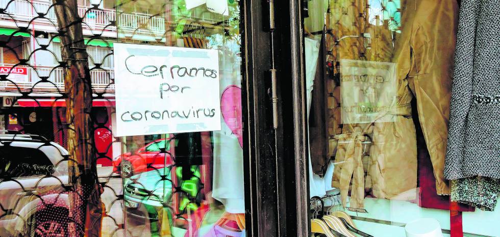 Comercio cerrado coronavirus