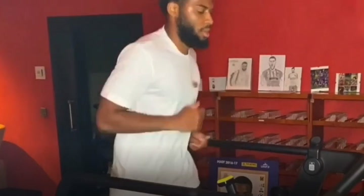 Thomas Lemar ha entrenado a tope durante el confinamiento