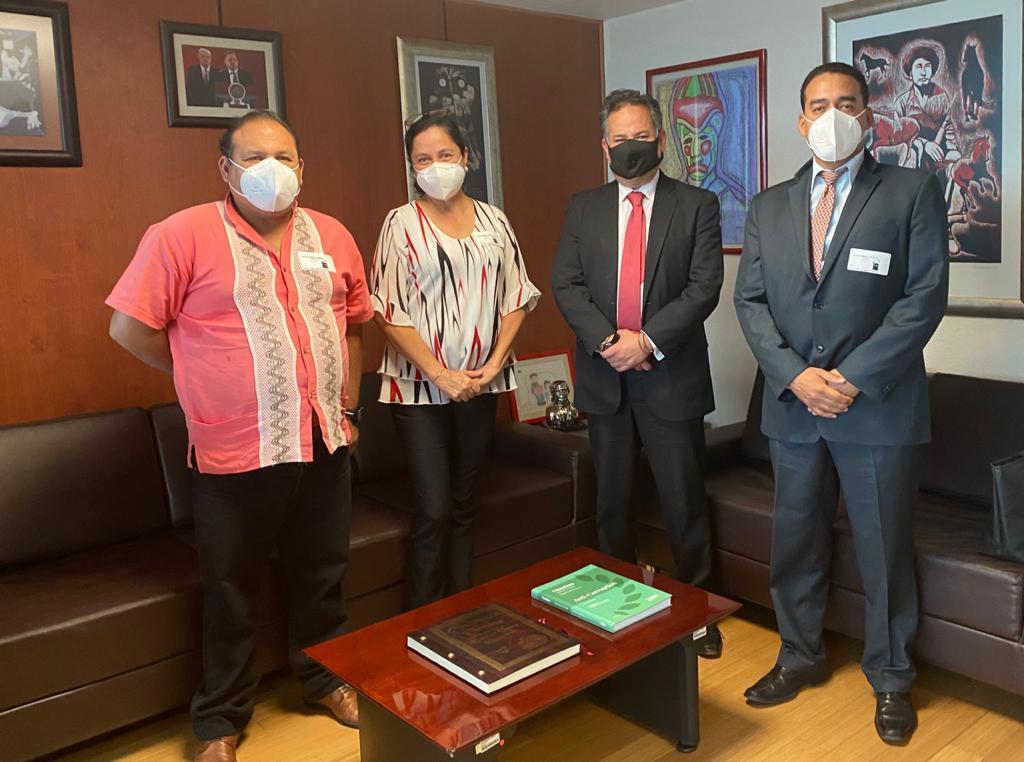 Líderes queretanos de MORENA se reúnen con Santiago Nieto en la ciudad de México, en aras de la unidad