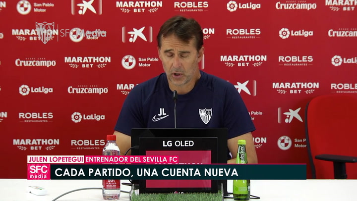 Lopetegui: “Pudimos ganar cada partido que empatamos” Lopetegui: “Pudimos ganar cada partido que empatamos”