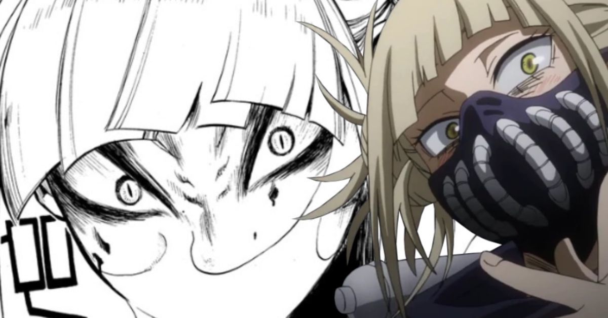 Mi héroe Academia Himiko Toga Aterrador Momento Manga