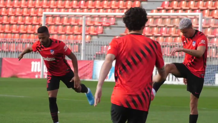 Partidillo del Atlético para probar el once de la cita ante el Athletic Partidillo del Atlético para probar el once de la cita ante el Athletic