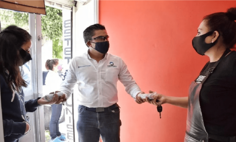 Roberto Sosa pone en marcha Jornada de Sanitización «Comercio Seguro», en Corregidora