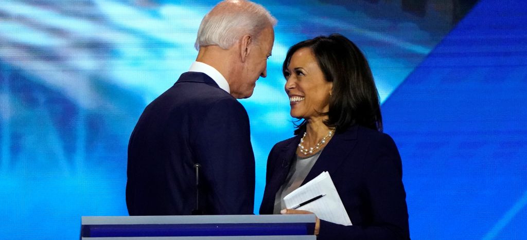 Senadora afroamericana Kamala Harris podría contender con Biden a vicepresidenta de EU