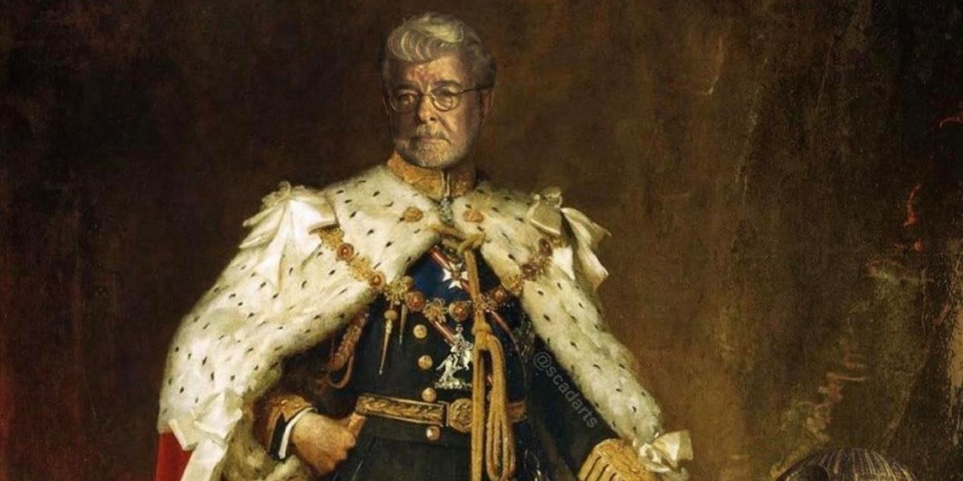 Star Wars: George Lucas se convierte en un rey en el viejo fan art militar