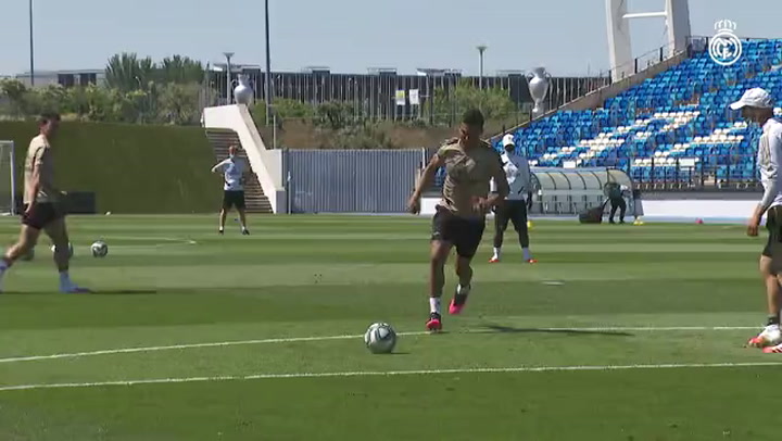 El Real Madrid entrena en el Di Stéfano El Real Madrid entrena en el Di Stéfano