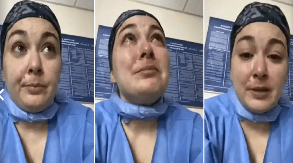 “Están asesinando a los pacientes de coronavirus”, fuerte denuncia de enfermera (VIDEO)