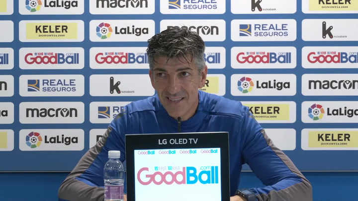 La rueda de prensa de Imanol Alguacil (Real Sociedad) La rueda de prensa de Imanol Alguacil (Real Sociedad)