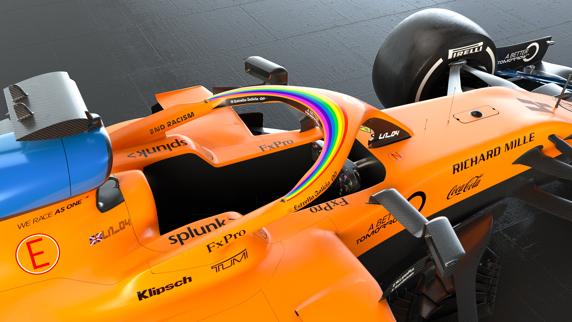 La nueva decoración del McLaren MCL35 de Carlos Sainz y Norris para la temporada 2020