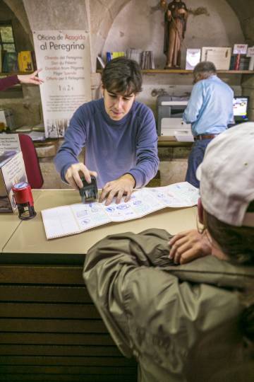 Oficina del Peregrino en Santiago de Compostela (A Coruña).