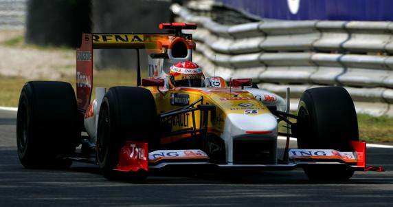 Alonso, en su segunda etapa con Renault, en 2009