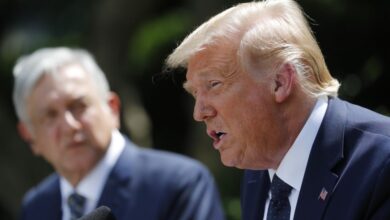 Donald Trump y López Obrador se reunieron por primera vez en la Casa Blanca