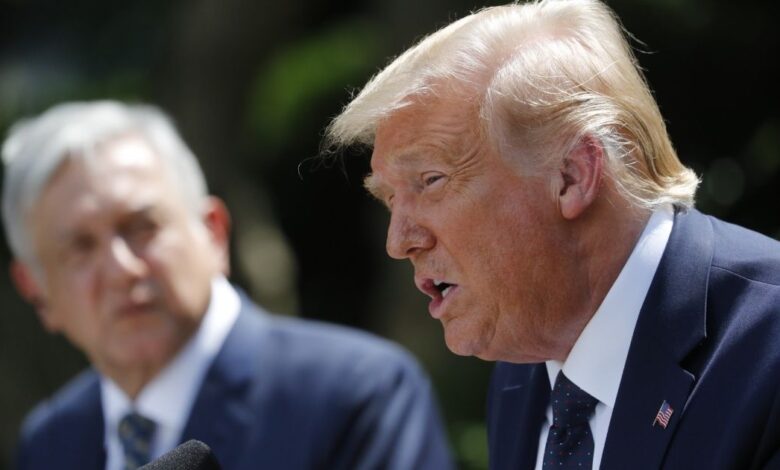 Donald Trump y López Obrador se reunieron por primera vez en la Casa Blanca