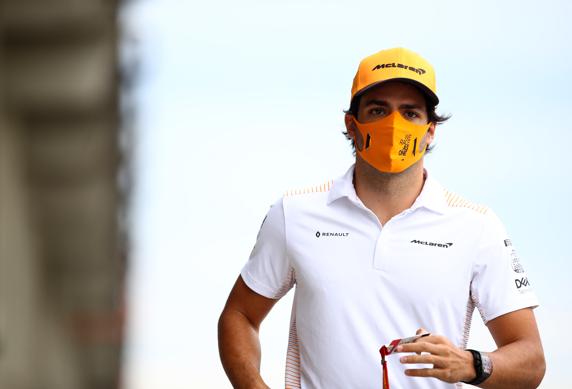 Carlos Sainz, en Hungría
