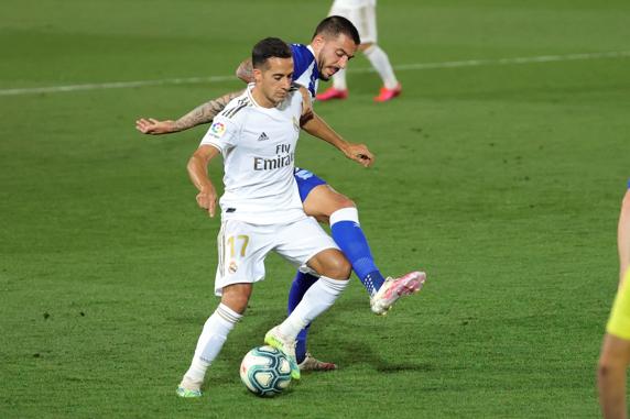 El delantero del Real Madrid Lucas Vázquez