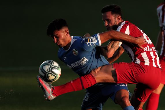 Saúl Ñíguez, ante el Getafe.