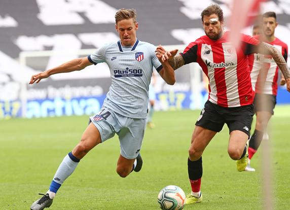 Marcos Llorente, en el partido ante el Athletic.