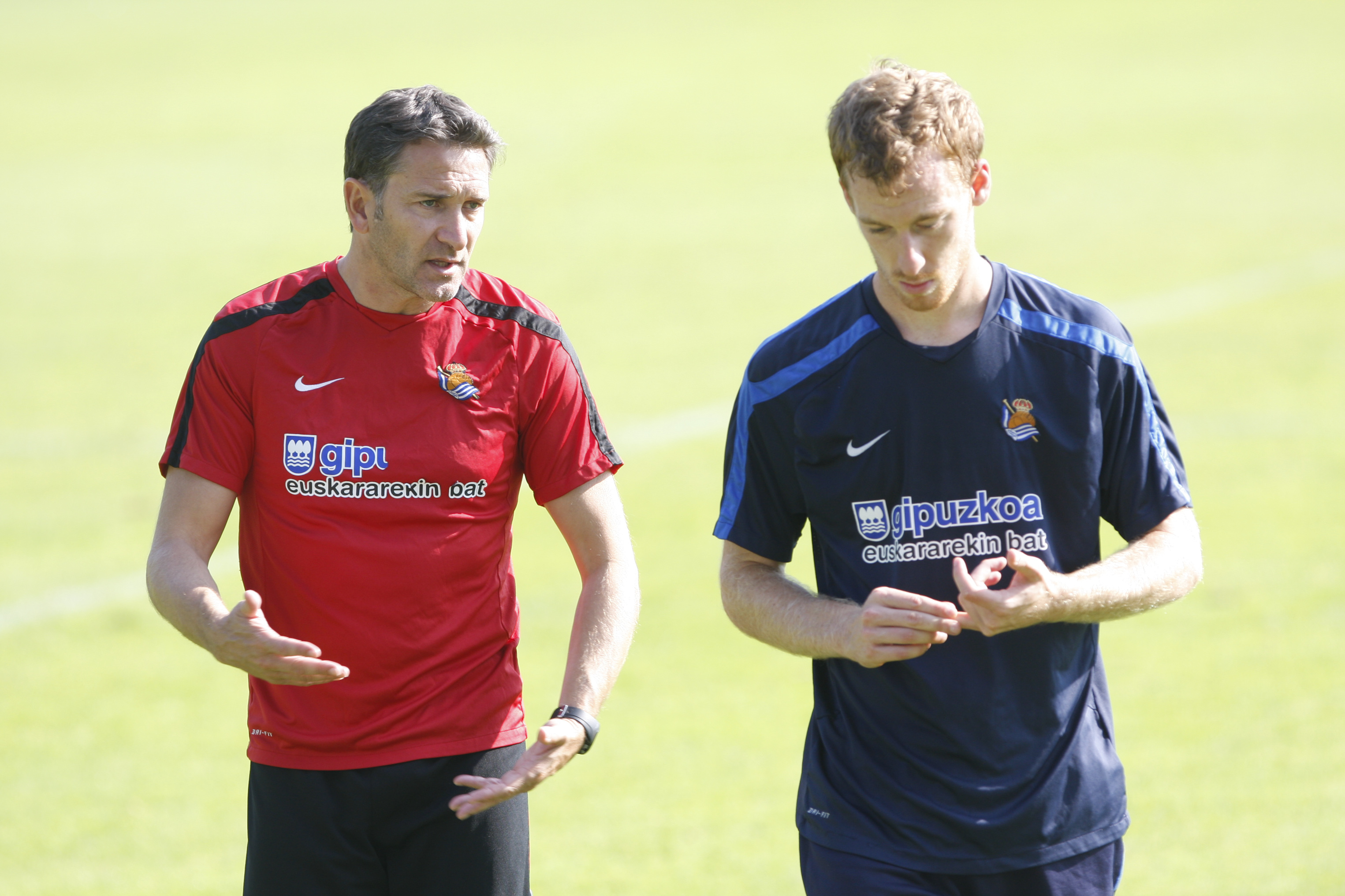 Montanier charla con Zurutuza