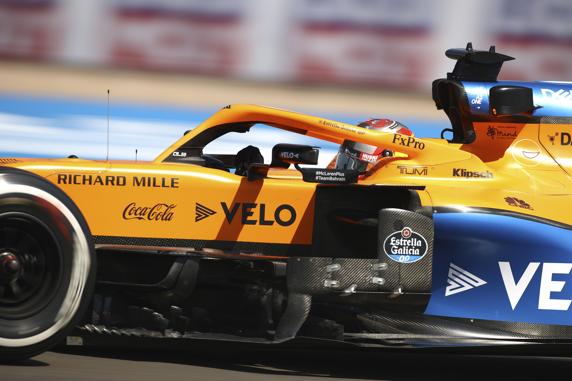 Sainz, en el GP de Gran Bretaña de F1 2020