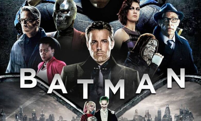 Ben Affleck protagoniza el póster apropiado de fan de la película DCEU Batman