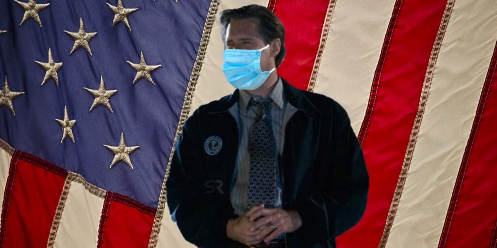 Bill Pullman del Día de la Independencia insta a los estadounidenses a usar una máscara