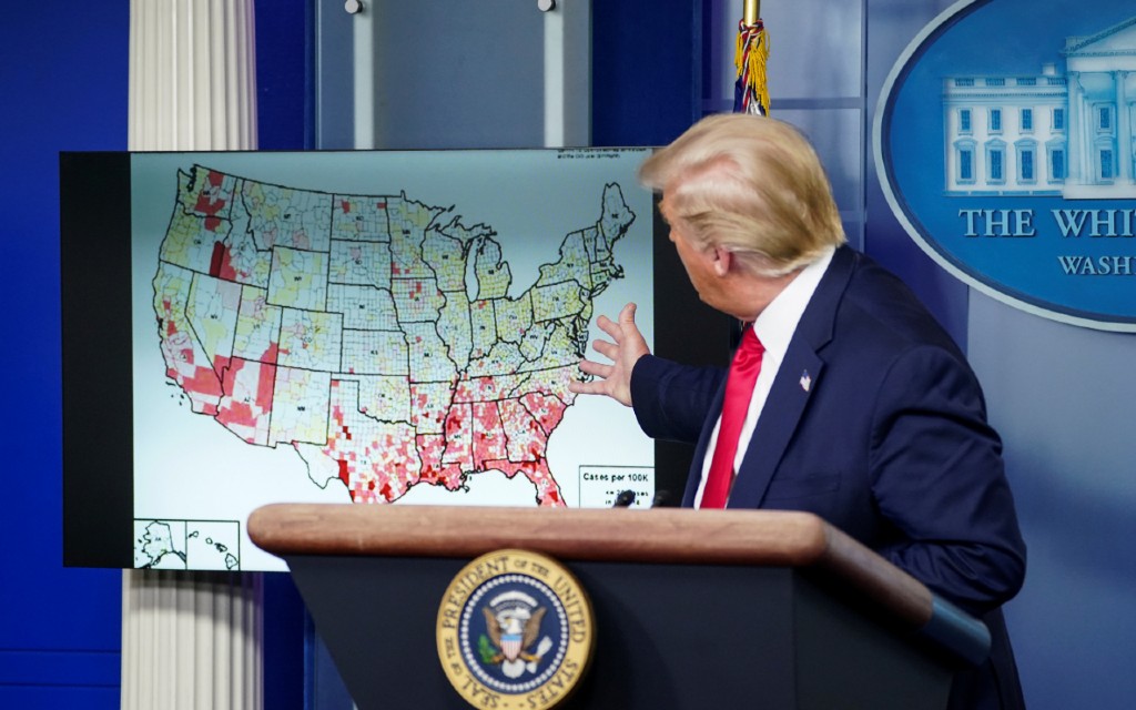 Cancela Trump convención en Florida por rebrote de coronavirus