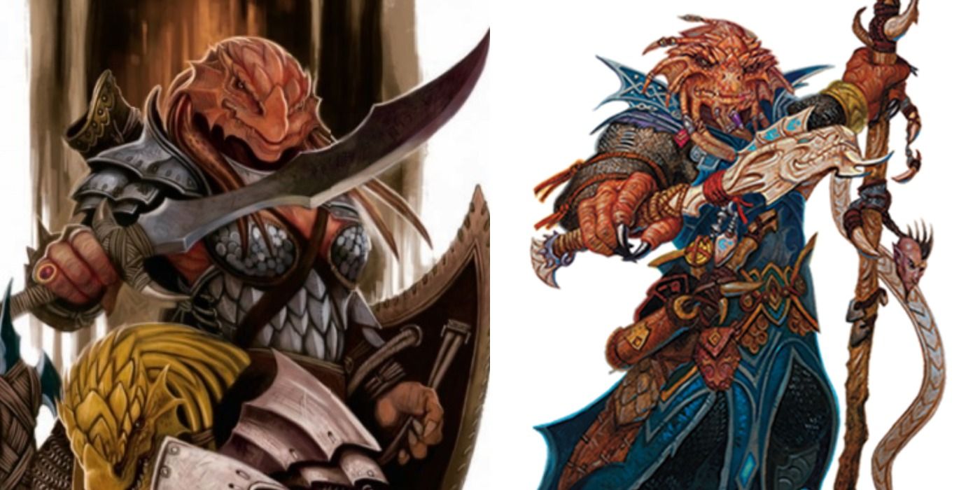 Cómo D&D cambió los diseños de personajes Dragonborn femeninos (y por qué)