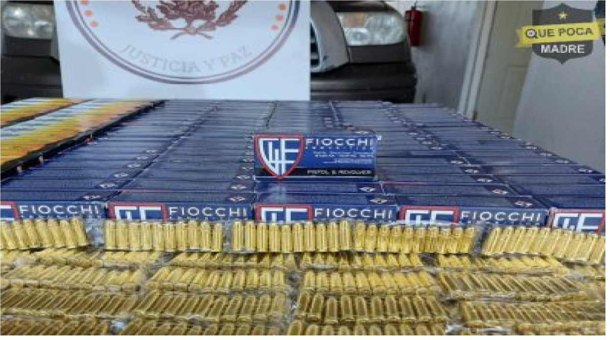 Detienen a estadounidense, intentaba ingresar a México 5 mil cartuchos por la frontera con EU