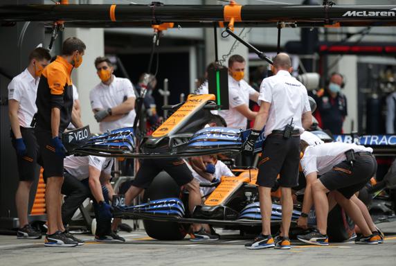 Carlos Sainz, en la FP1 del GP de ASustria de F1 2020, probó varias configuraciones