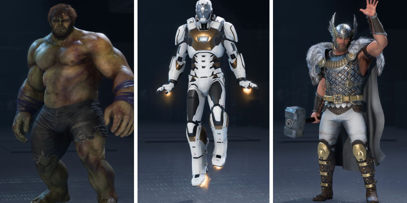 Los Vengadores de Marvel tendrán varios disfraces desbloqueables para cada héroe