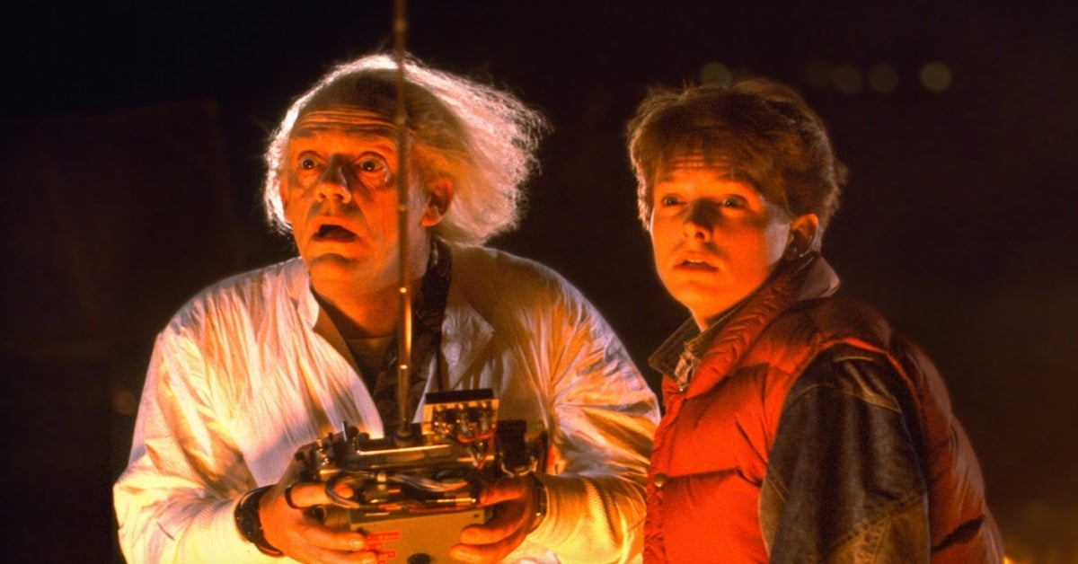 Regreso al futuro Michael J Fox Christopher Lloyd
