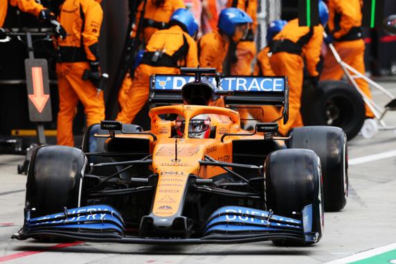 Sainz, en la carrera de Hungría