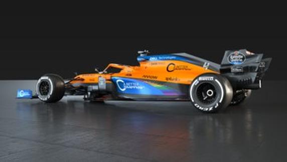 La nueva decoración del McLaren MCL35 de Carlos Sainz y Norris para la temporada 2020