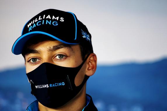 George Russell, en el GP de Hungría de F1 2020