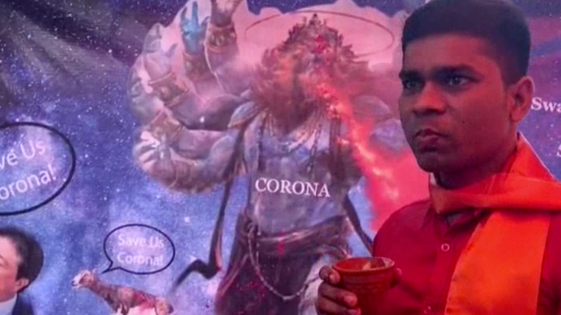 Protección divina: le rezan a “Corona Mai”, la diosa del coronavirus