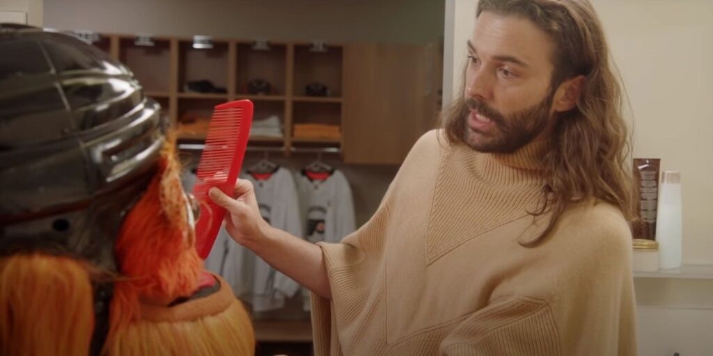 Queer Eye le da a la mascota de la NHL un cambio de imagen en un video extrañamente conmovedor