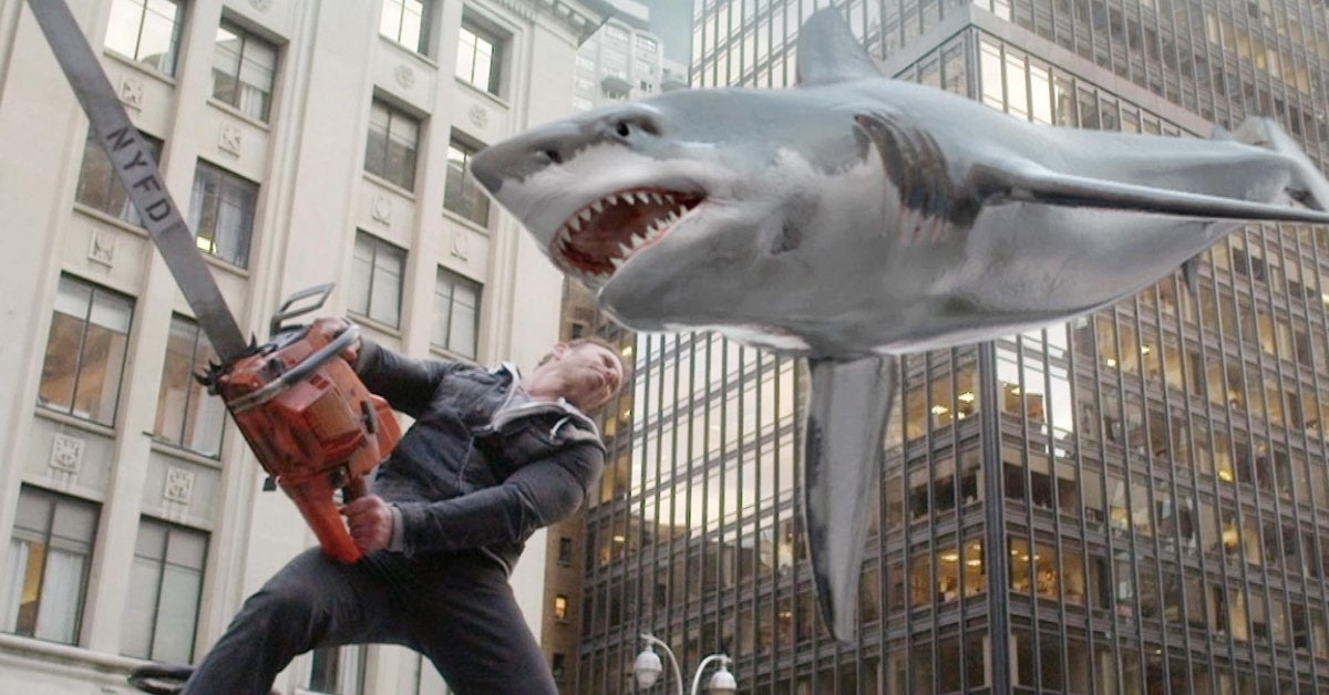 película sharknado syfy 2013