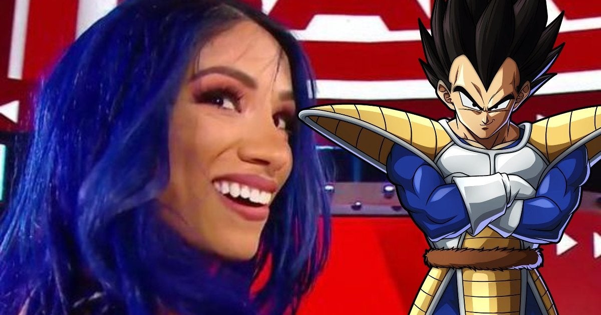 WWE Sasha Banks Dragon Ball Vegeta WWE Sasha Banks Dragon Ball Vegeta