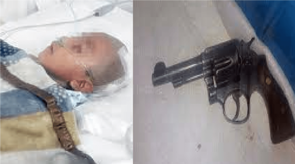 Se da un balazo un menor de cinco años, la pistola era de su tía Dulce que tenía en su recámara