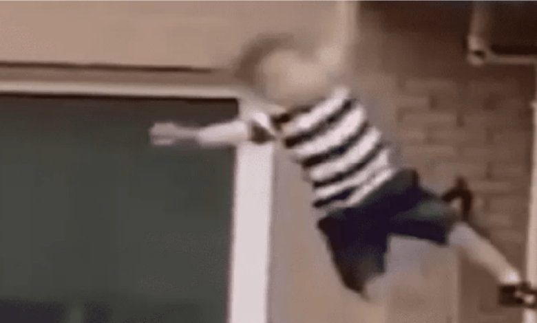 VIDEO: Niño cae de un quinto piso, ve cuál fue el final de este menor