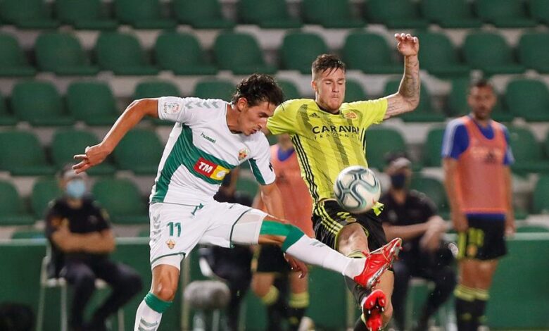 Elche y Zaragoza disputaron un encuentro reñido y disputado