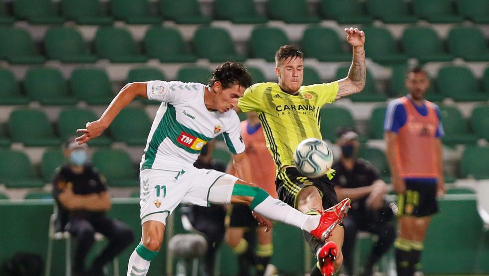 Elche y Zaragoza disputaron un encuentro reñido y disputado