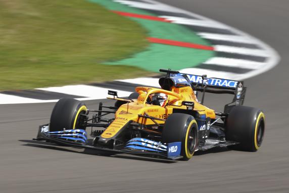 Carlos Sainz, en el GP de Gran Bretaña de F1 2020