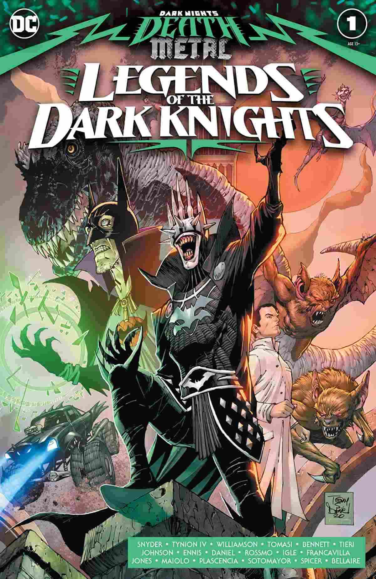 Dark Nights Death Metal Legends of the Dark Knights # 1 Dark Nights Death Metal Legends of the Dark Knights # 1