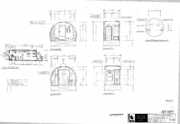 Josie and the Pussycats Blueprints - Int Private Jet Vestibule Josie and the Pussycats Blueprints - Int Private Jet Vestibule