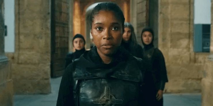 monja guerrera escopeta maría