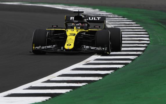 Ricciardo logró el tercer mejor crono del GP 70 aniversario de F1