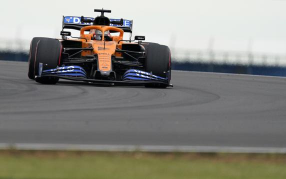 Carlos Sainz, en Silverstone